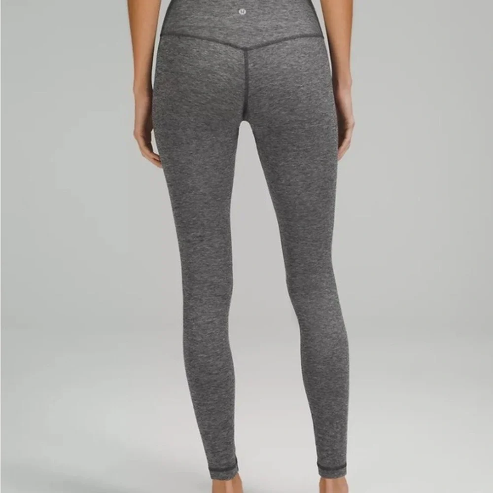 Lululemon Athletica Gray High-Waisted Leggings